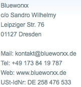 Anbieterkennzeichnung: Kontakt- und Anschriftdaten